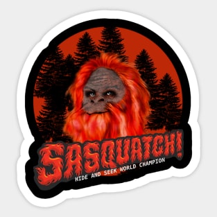 Sasquatch Hide and Seek World Champions Sticker